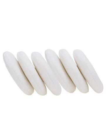 Topwon 6 Pack Face Loose Foundation Powder Puff Makeup Setting Puff for Face Body - 4Inch with W Ribbon