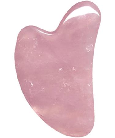 Home Decoration Gua Sha Scraper Board - Rose Quartz Face Massager & Jade Roller Set | Natural Stone Facial Tool for Glowing Skin - Buy Online on SooperMarket.com