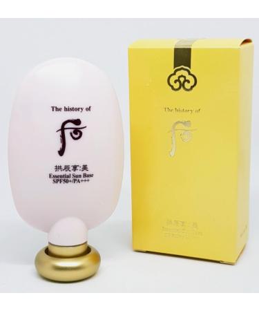 The History of Whoo Gongjinhyang Mi Luxury Moisturizer Makeup Sun Base Gel UV Protection 1.52 fl oz