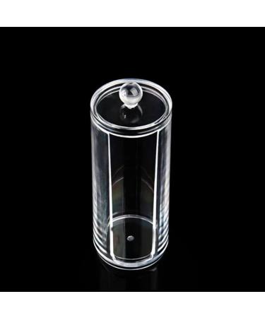 Acrylic Makeup Organizer Cosmetic Cotton Pad Rounds Holder Makeup Removers Clear Organizer Storage Display Rack (Color Name : White) - Buy Online on SooperMarket.com