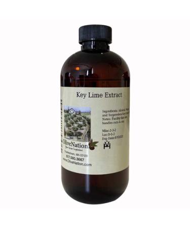 OliveNation Pure Key Lime Extract - 4 ounces - Perfect for candies, key lime pie, cookies, salad dressings and marinades - baking-extracts-and-flavorings