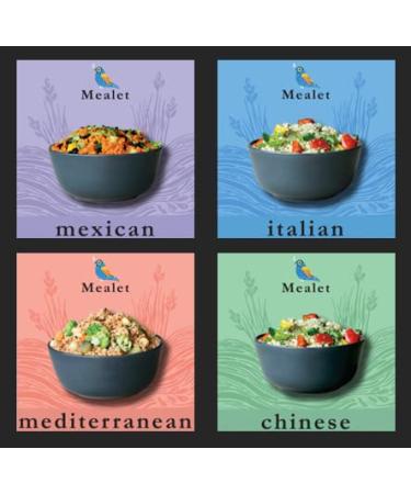 Mealet 4 Organic International Millet Meals - High Protein, Plant-Based, Gluten-Free, Ready in 10 min (Combo 4 Pack) - Buy Online on SooperMarket.com