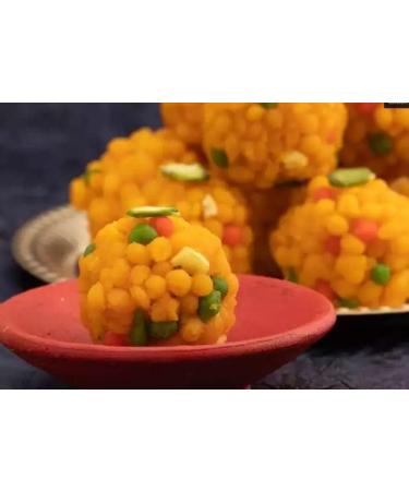 Boondi Laddu 1Kg Indian Traditional Sweet Best Gift For All Occasions Raksha Bandhan Rakhi Marriage Diwali Holi Ganesh Chaturthi Festival Treat For Family & Friend - Buy Online on SooperMarket.com