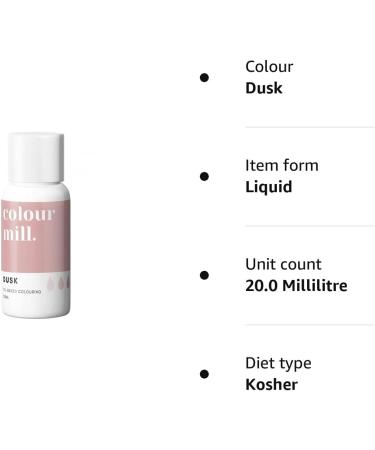 Colour Mill Edible Food Paint 20ml - Dusk | Liquid Cake Cookie Dye for Baking, Icing, Fondant - Buy Online on SooperMarket.com