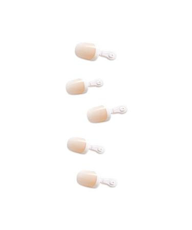 KISS Salon Acrylic French Nail Manicure Set - Petite Square Crush Hour, Pink Gel Glue, Mini File, Manicure Stick, 28 Fake Nails - Buy Online on SooperMarket.com