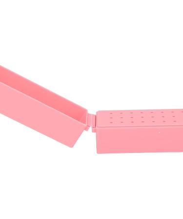 30 Holes Nail Drill Bits Holder Manicure Tools Nails Display Organizer Container Dustproof Acrylic Cover Space Saving Nail Grinding Bits Container For Home Use Nail Salon - Buy Online on SooperMarket.com