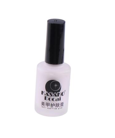 FRCOLOR Pink Nail Polish Fast Drying Nail Polish Glue Palisade Anti-overflow Glue Latex Liquid Tape Glue Polish Nail Polish Tearable Quick Drying Nail Polish Nail Art Accessories 8.00X2.80X2.80CM Pink