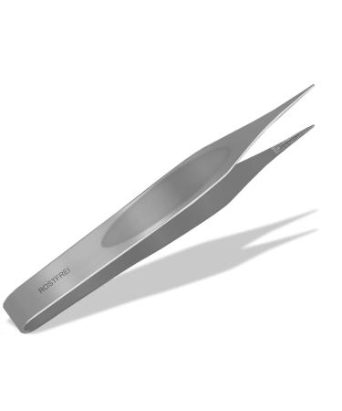 Professional tweezers for ticks foreign body splinter tweezers stainless steel 11 cm