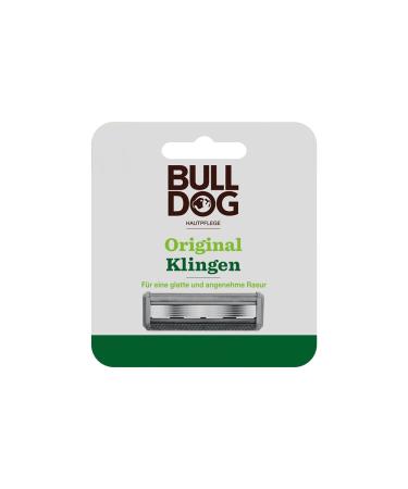 BULLDOG - wet shave for men | Original razor blades | 4 replacement blades | 5-blade 4 replacement blades