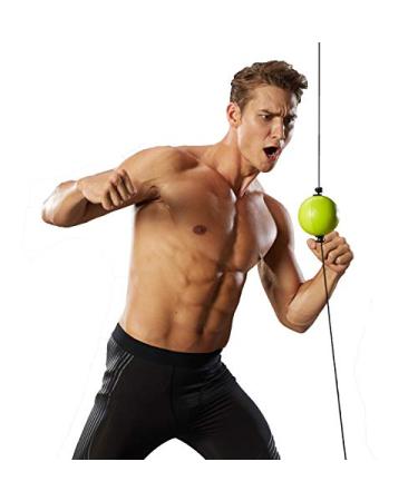 Boxing Reflex Ball Gear Double End Boxing Speed Ball Adjustable Height PU Punch Training Fitness Sports Perfect for Reaction, Boxing Training, Punching Speed