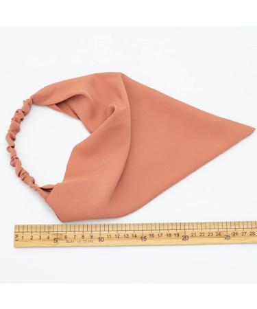 Chiffon Hair Scarf Headbands - 3 Pcs Triangle Bandanas for Women and Girls - Buy Online on SooperMarket.com