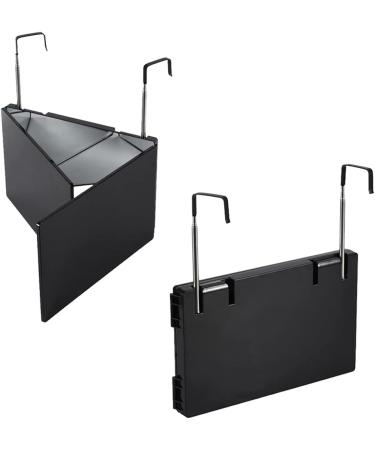 OySeyFo 3 Way Barber Mirror with Height Adjustable Hooks - Trifold Mirror for Haircut, Shave, Trim - 10X Magnification for Makeup - Grooming Gift - Buy Online on SooperMarket.com