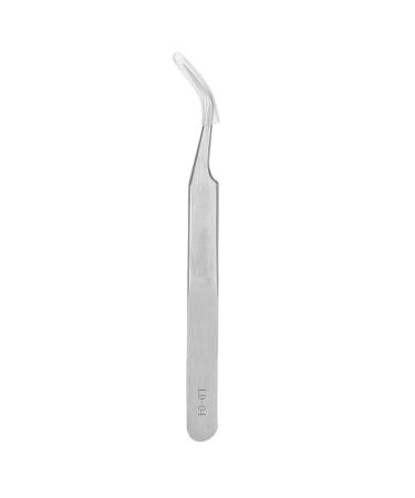 Eyebrow Tweezers Optional Fine Processing Smooth Lines High Strength Eyelash Tweezers Flexible Stylist Laboratory for Electronics(Silver Curved Tweezers LD04) Silver Curved Tweezers Ld-04