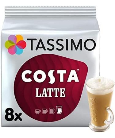 Tassimo Costa Latte Pods 16 T-Discs 8 Drinks