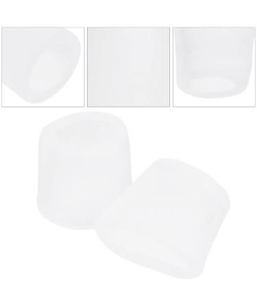 Healeved 30 Pcs Pinky Toe Silicone Sleeves - Gel Toe Caps for Toe Protection | 2.5x2cm | Transparent - 3pcs - Buy Online on SooperMarket.com