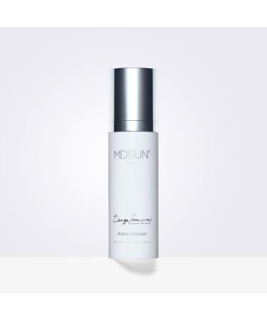 MDSUN Active Cleanser Best to Remove Makeup Exfoliate Tighten Pores Reduce Breakouts Hydrate 120mL