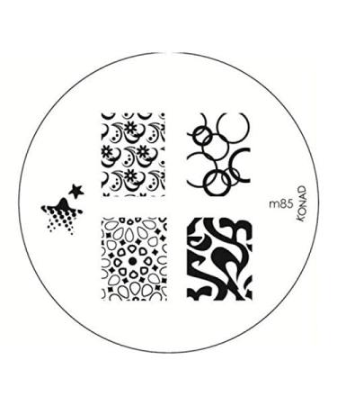 Konad stencil stamping stamping stencil M85