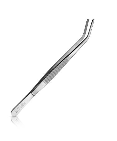 May - Terrarium tweezers 20 cm long - Feeding tweezers - Feeding tongs - Curved design - Stainless steel