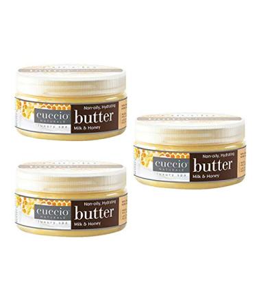 Cuccio Butter Milk & Honey Lotion 8 oz (3 pieces) 8 Ounce (Pack of 3)
