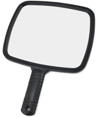 Accessotech Professional Handheld Salon Barbers Hairdressers Paddle Mirror - Black - Buy Online on SooperMarket.com