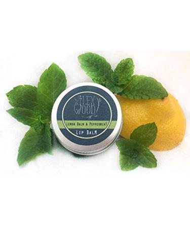 The Ilex Wood - Lemon Balm and Peppermint Lip Balm - All natural coldsore prevention palm oil free cruelty free plastic free moisturising lip balm handcrafted in the UK - 10ml - Buy Online on SooperMarket.com