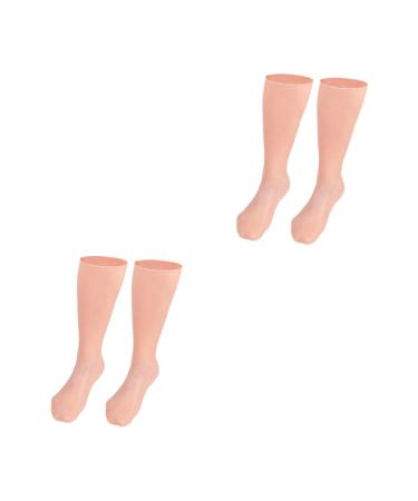 Beavorty 2 Pairs Exfoliating Moisturizing Socks Moisturising Foot Socks Skin-friendly Care Socks Anti-cracking Foot Covers Socks for Girls Overnight Moisturizing Socks Women's Socks Sebs