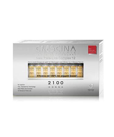 Labo CRESCINA Follicolari Islands PLATE-LIKE COMPLEX 12 Anti-Hair Loss 2100 Women 40 Ampoules