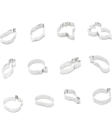 TOPBATHY 36 Pcs Cake Crackers Cookies Vegetable Cookie Cutters Fondant Cutters Biscuit Modeling Mold A - Buy Online on SooperMarket.com
