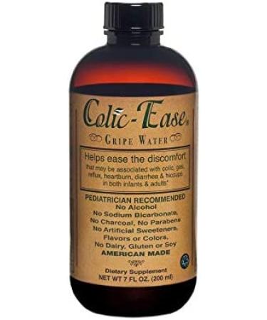 Colic-Ease Gripe Water - Newborn Colic Relief & Gas Relief - 7 OZ | Essentials for Baby Stomach Upset & Hiccups - Buy Online on SooperMarket.com