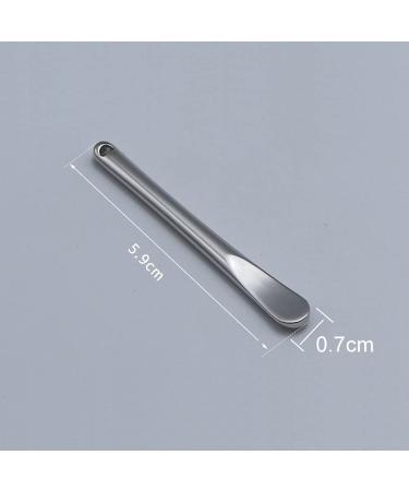 3-Piece Zinc Alloy Makeup Spatula Set - Eye Cream Spoons & Mini Cosmetic Skincare Tools - Gold Silver & Rose Gold - Buy Online on SooperMarket.com