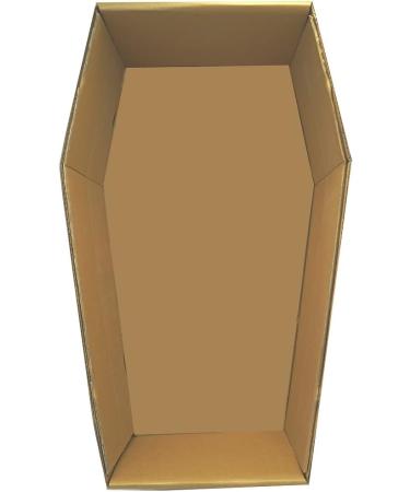 petbye XL Cardboard Animal Coffin Natural - 60 x 36 x 21 cm Pet Coffin for Funeral and Earth Funeral Pet Solid Cardboard Animal Coffin Extra Stable Gr. XL - Buy Online on SooperMarket.com