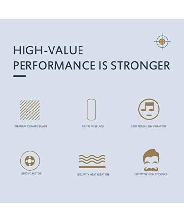 Electric Pro for T- Cordless Trimmer Wireless Portable Hair Clipper Oil Clipper-Gold - Buy Online on SooperMarket.com