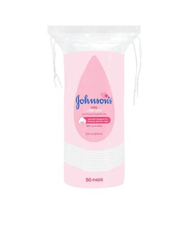 Johnson's Baby - Cotton Pads 50Pack Pack Of 3 50 Count (Pack of 3)