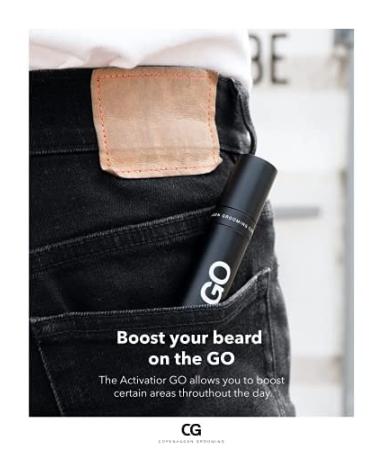 Copenhagen Grooming Activator Go 10ml - Men's Beard Growth Serum & Oil for Faster Hair Growth | Practical Travel Tube - Buy Online on SooperMarket.com