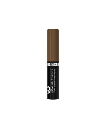 L'Or al Paris Brow Artist Plump & Set 108 Dark Brunette brown eyebrow gel for defined and dense eyebrows 108 Dark Brunette 1 piece (1 Pack)