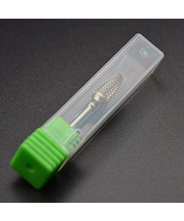 SRMAN Conical Hard Electric Nail File Drill Bit Coarse and Hard Nail Tungsten Steel Polishing Multi-Tooth Green - Buy Online on SooperMarket.com