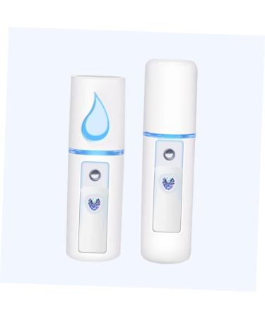 1pc Rechargeable Facial Sprayer Usb Mini Face Spray Device Steamer Spray Meter Humidifier Handheld 11.5*3cm White - Buy Online on SooperMarket.com