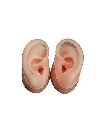 Silicone Silicone Ear Template 1 Pair of Artificial Silicone Ear Ear Template Long Channel Ear Channel Learning Accessories for Practice