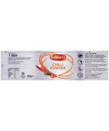 Schwartz A blend of chilli pepper spices and oregano Chilli Powder 400g - Buy Online on SooperMarket.com