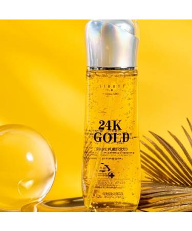 Buy Signature 24K Gold Essential Skin Care Set | Toner Emulsion & Cream | Luxury Anti-Aging Skincare for Glow & Hydration - International Shipping Available - Buy Online on SooperMarket.com
