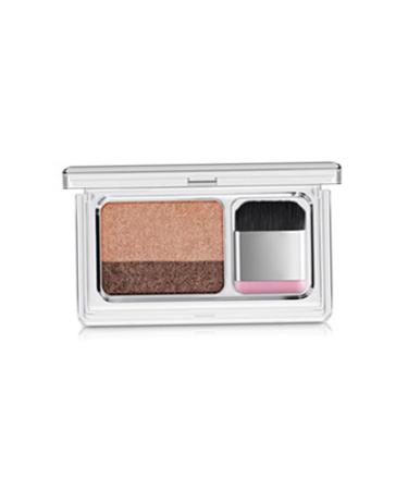 Eyeshadow Waterproof Two-Color Lazy Eyeshadow Double Colors Glitter Eyeshadow Waterproof Long Lasting for Beginner Pearl Camel Assorted Color