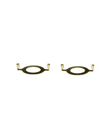 Upgradelights Pair of Slip Uno Adapter Harp Converter Lamp Shade Uno Euro Fitter 1 9/16 I.d.