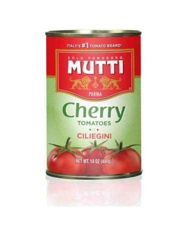 Mutti Cherry Tomatoes (Ciliegini), 14 oz. | 6 Pack | Italy’s #1 Brand of Tomatoes | Fresh Taste for Cooking | Canned Tomatoes | Vegan Friendly & Gluten Free | No Additives or Preservatives 14 Ounce (Pack of 6)