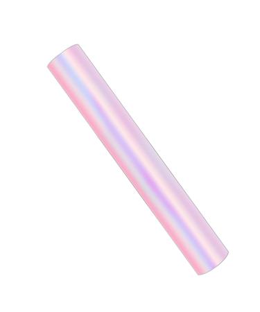 MAOUYWIEE 1 Roll Iridescent Cellophane Roll Iridescent Wrapping Paper Cellophane Wrap for Gift Baskets Iridescent Film Halloween Christmas DIY Wrapping Decoration Supplies (Pink,31.5 inchX50 Feet)