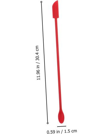 Plafope 12th Scraper for Cosmetic Bottles - Long Handle Silicone Spatula & Mini Scraper - Perfect Household Tool for Jam & Product Essentials - Buy Online on SooperMarket.com