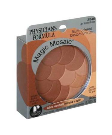 Physicians Formula Magic Mosaic Light Bronzer Bronzer Multi Colored Custom Bronzer -- 2 per case.