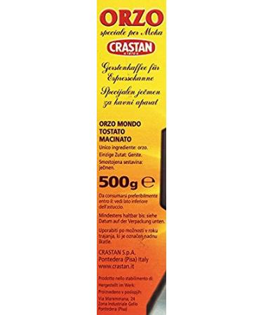 Buy 3x Crastan Orzo Moka Coffee - Instant Soluble Barley Grain Coffee 500g | International Shipping Available - Buy Online on SooperMarket.com