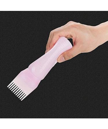 EHOTER 120Ml Applicator Bottle Hair Colour Brush Hair Oil Bottle with Graduated Brush Applicator Bottle Comb Root Comb Salon Hair Coloring Tool (2 Pack Pink) - Buy Online on SooperMarket.com