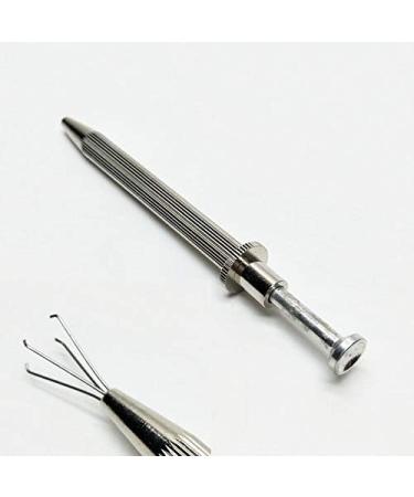 Professional 4 Prong Diamond Stone Tweezers | Precision Bead Pick Up Tool for Jewelry Making - Buy Online on SooperMarket.com