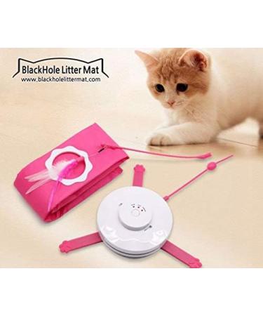 Blackhole Catch The Tail Cat Toy Interactive Play-Catch Electric Rotating Feather Motion Automatic Best Undercover Mouse Under Blanket Cat Toy - Buy Online on SooperMarket.com